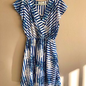 Tropical Print Mini Dress